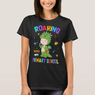 Roaming in der Grundschule Dinosaurier zurück nach T-Shirt