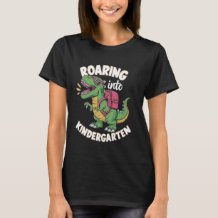 Roaming in Kindergarten T Rex Dinosaur Zurück in S T-Shirt