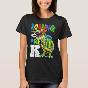 Roaming in Pre-K Dinosaurier zurück zu Schuljungen T-Shirt