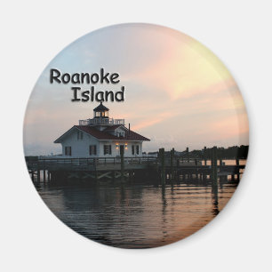 Roanoke-Insel-Leuchtturm Magnet