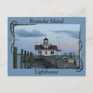 Roanoke Island Lighthouse Postkarte
