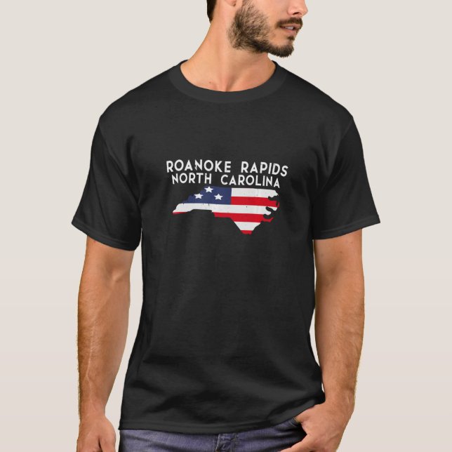 Roanoke Rapids North Carolina USA Staat America Tr T-Shirt (Vorderseite)