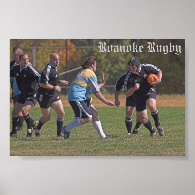 Roanoke Rugby - Ben Call Poster (Vorne)