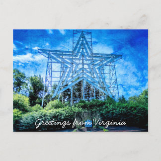 Roanoke Star Postcard Postkarte