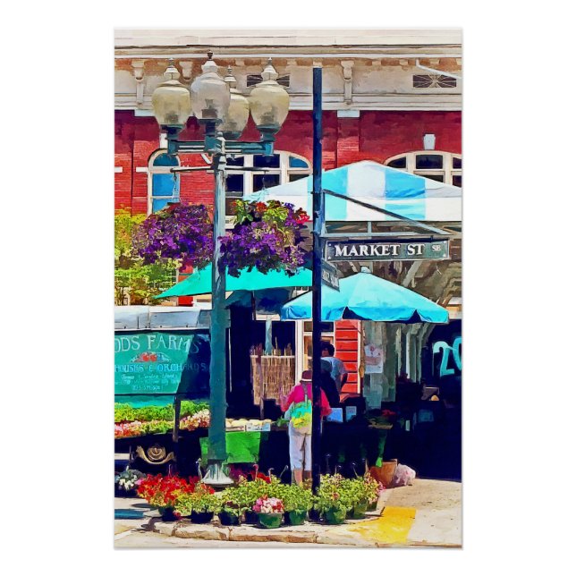 Roanoke Va - Market Street Poster (Vorderseite)