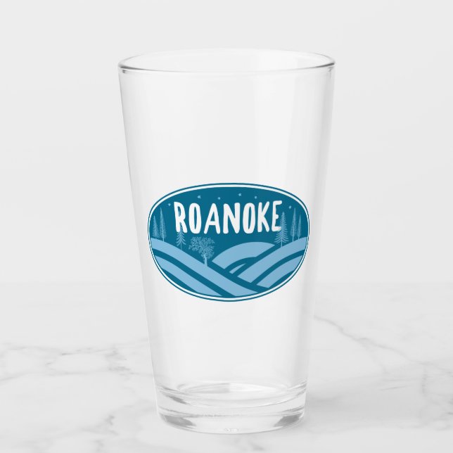 Roanoke Virginia Outdoor Glas (Vorderseite)