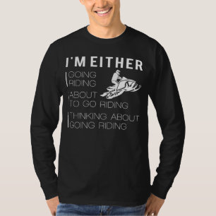 Roar and Ride : Drôle Motoneige T-shirt