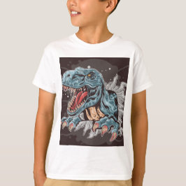 Roar Breakthrough T-Rex" Dinosaur Grafisches T-Shi T-Shirt