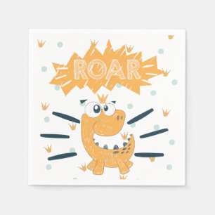 ROAR Dinosaur Birthday Serviette