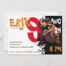 Roar in Adventure mit Ferocious T-Rex Geburtstag