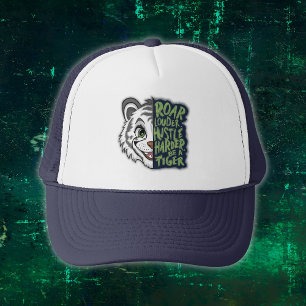 Roar Louder, Hustle Harder, Tiger Truckerkappe