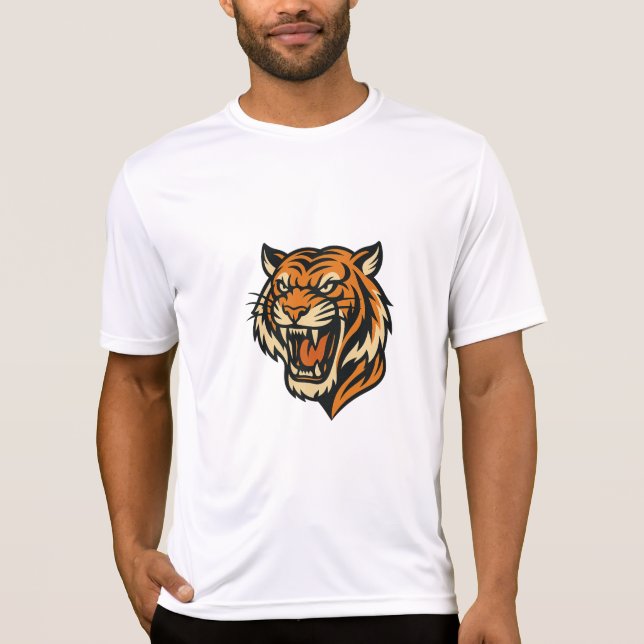 Roar of Power - Goldene Majestät T-Shirt (Vorderseite)