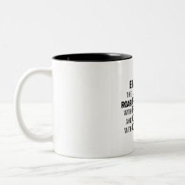 "Roar of Resilience Tasse: Empowerment jeder Seite Zweifarbige Tasse