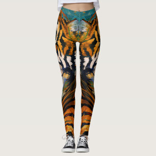 Roar of the Wild Heart - farbenfrohe Tigress Leggings
