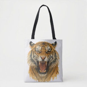 Roar of the Wild: Stärke in jedem Streifen Tasche