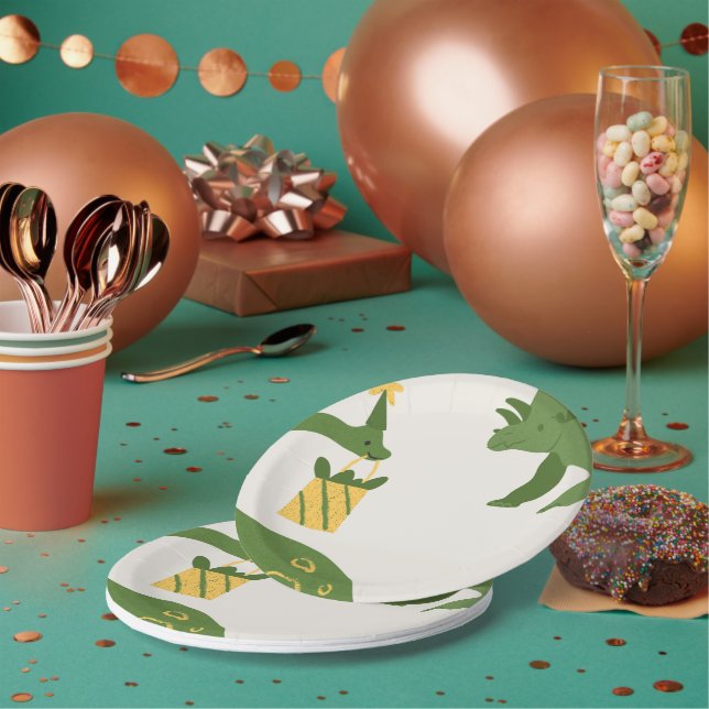 Roar Party Tiere Geburtstag Pappteller (Multi)