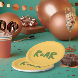 Roar Party Tiere Geburtstag Pappteller
