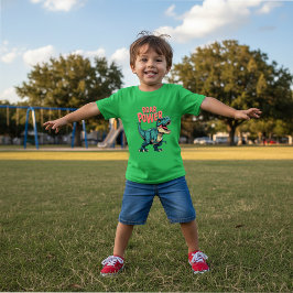 Roar Power T-Rex Dinosaur Kids T-Shirt,Fun Graphic T-Shirt