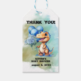 Roar seine a Boy Dinosaurier Vielen Dank Geschenkanhänger