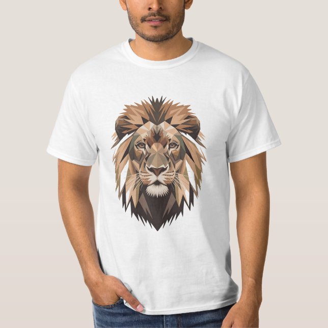 Roar wie eine Lion-Animal-Liebe T-Shirt (Vorderseite)