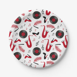 Roaring 1920s Art Deco Paper Plate  Pappteller