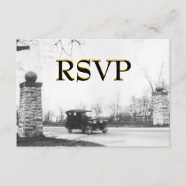 Roaring 20er UAWG Umschließung mit Umschlag RSVP Karte