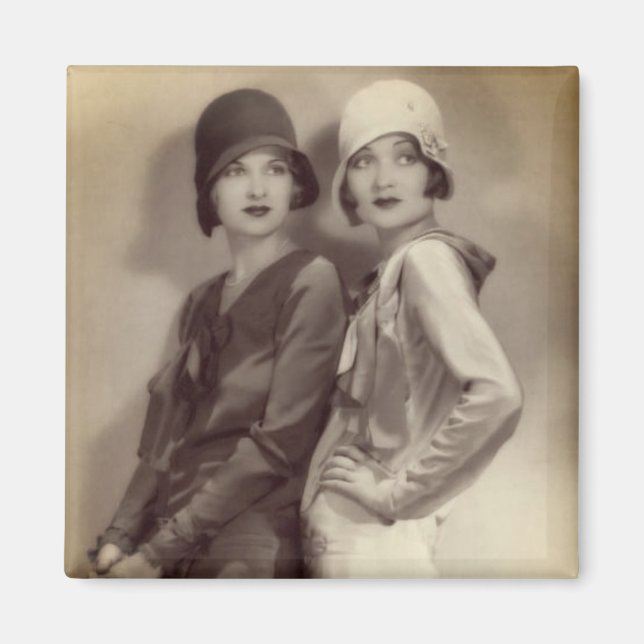 Roaring 20's Besties Flapper Magnet (Vorne)
