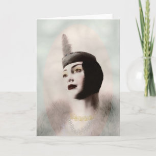 Roaring 20's Note Card Karte