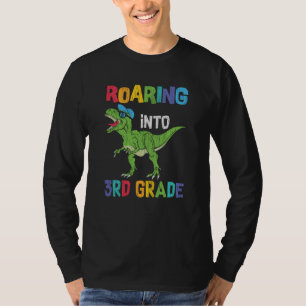 Roaring 3. Klasse Back School T rex Dinosaur Kinde T-Shirt