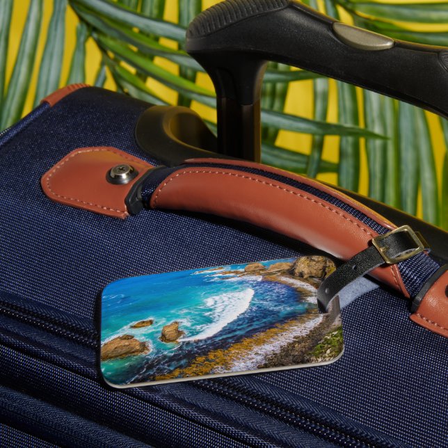 Roaring Bay am Nugget Point Gepäckanhänger (Vorderseite Insitu 3)