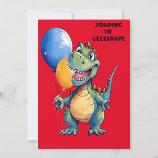 Roaring bis Celebrate Einladung