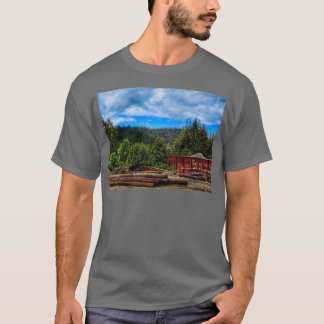 Roaring Camp und große Bäume T-Shirt