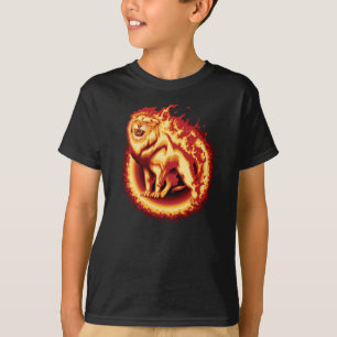 Roaring Fire Lion T-Shirt