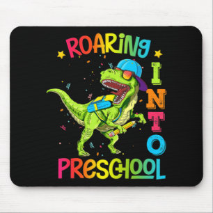 Roaring in der Vorschule Dinosaurier Lehrer Pre K Mousepad