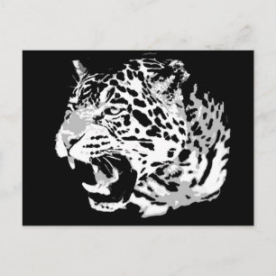 Roaring Jaguar Postkarte
