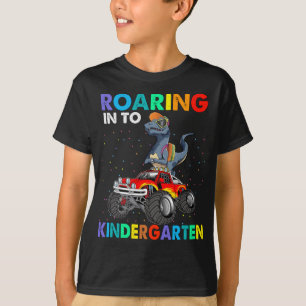 Roaring Kindergarten Dinosaur T Rex Back to School T-Shirt