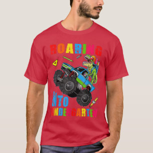 Roaring Kindergarten Dinosaurier Monster Truck Bac T-Shirt
