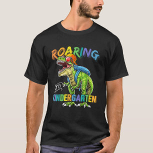 Roaring Kindergarten Dinosaurier zurück in die Sch T-Shirt