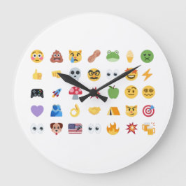 Roaring Kitty 35 Emoji Timeline GME MOASS DFV meme Große Wanduhr