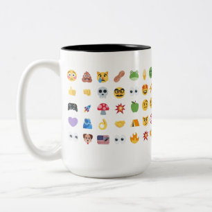 Roaring Kitty 35 Emoji-Zeitstrahl GME MOASS DFV Me Zweifarbige Tasse