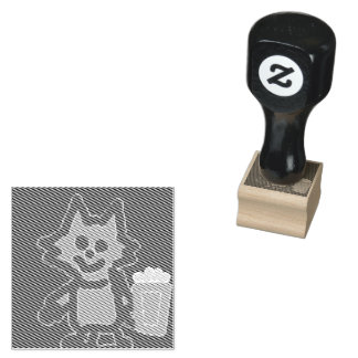 Roaring Kitty Counting Tiger Popcorn Gummistempel
