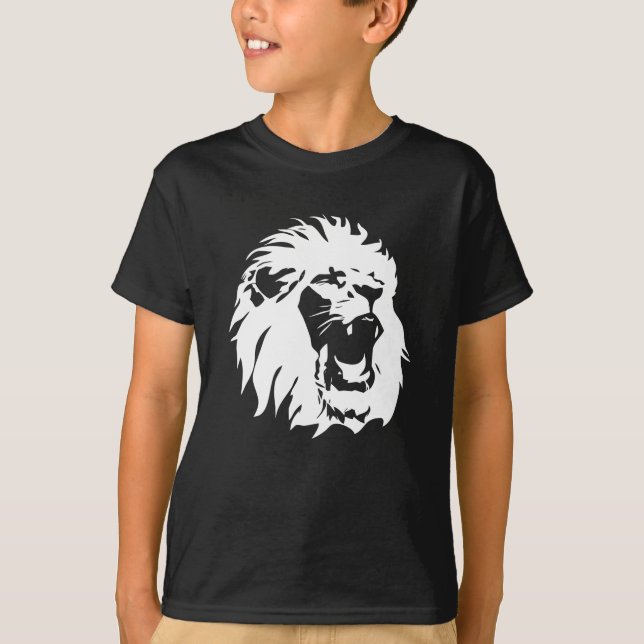 Roaring Lion Face T-Shirt (Vorderseite)