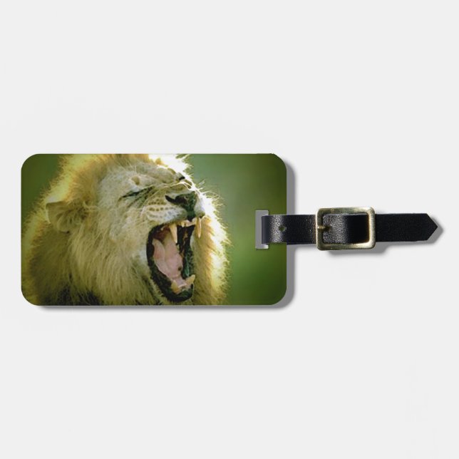 Roaring Lion Gepäckanhänger (Vorderseite horizontal)
