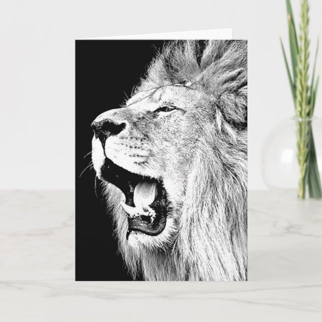 Roaring Lion Karte (Vorderseite)