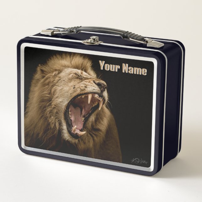 Roaring Lion Lunch Box - Eigenes Geschenk (Vorderseite)