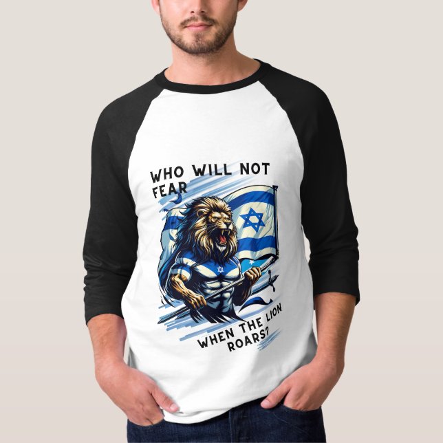 Roaring Lion of Israel T-Shirt (Vorderseite)