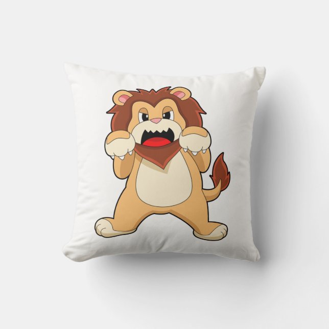 Roaring Lion.PNG Kissen (Vorderseite)