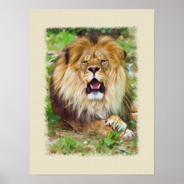 Roaring Lion Poster (Vorne)