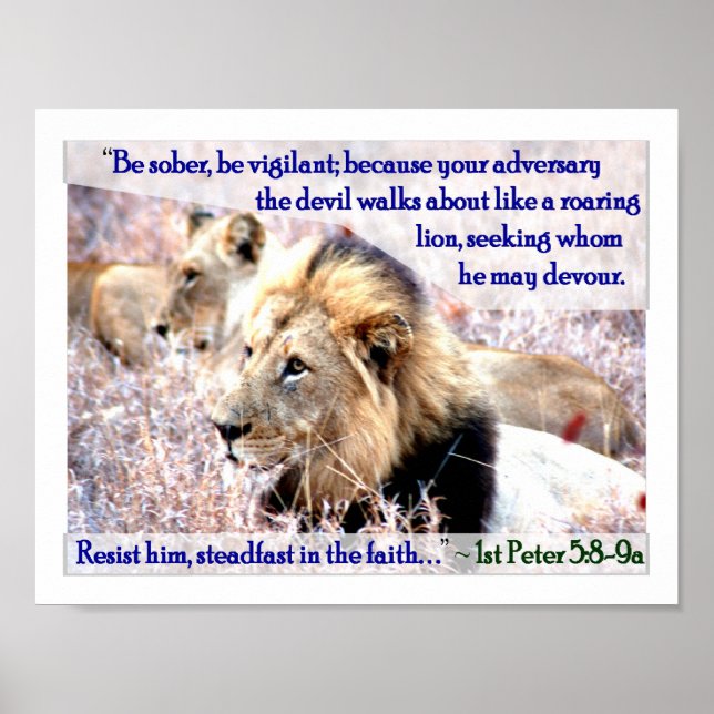 Roaring Lion Poster (Vorne)