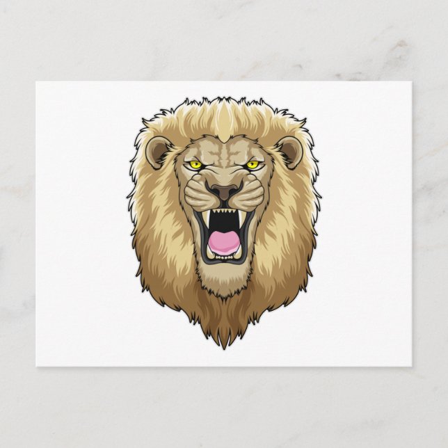 Roaring Lion Postkarte (Vorderseite)
